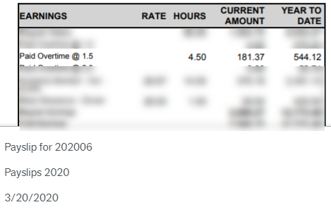 Hours showing