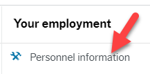 Personnel information